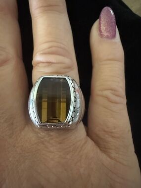 Michael Dawkins Tigers Eye SS ring